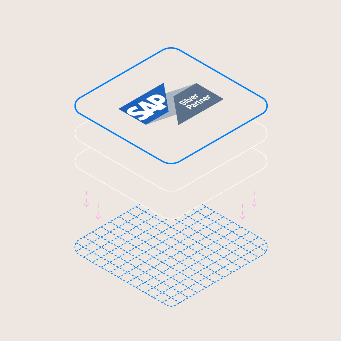 SAP supply chain integration and consulting header illustration